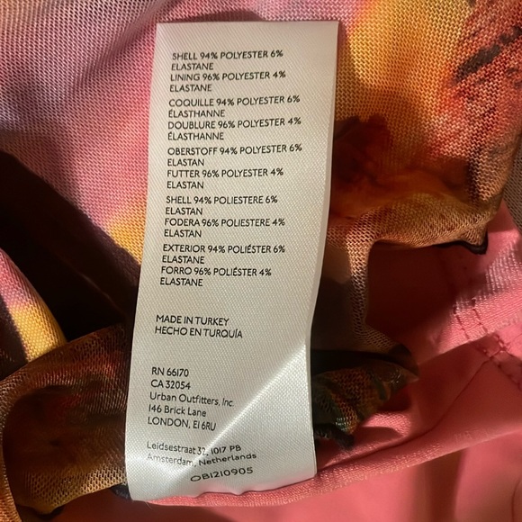 NWOT Urban Outfitters Moxie Mesh Mini Cactus Desert Slip Dress | Size Small - Picture 6 of 7